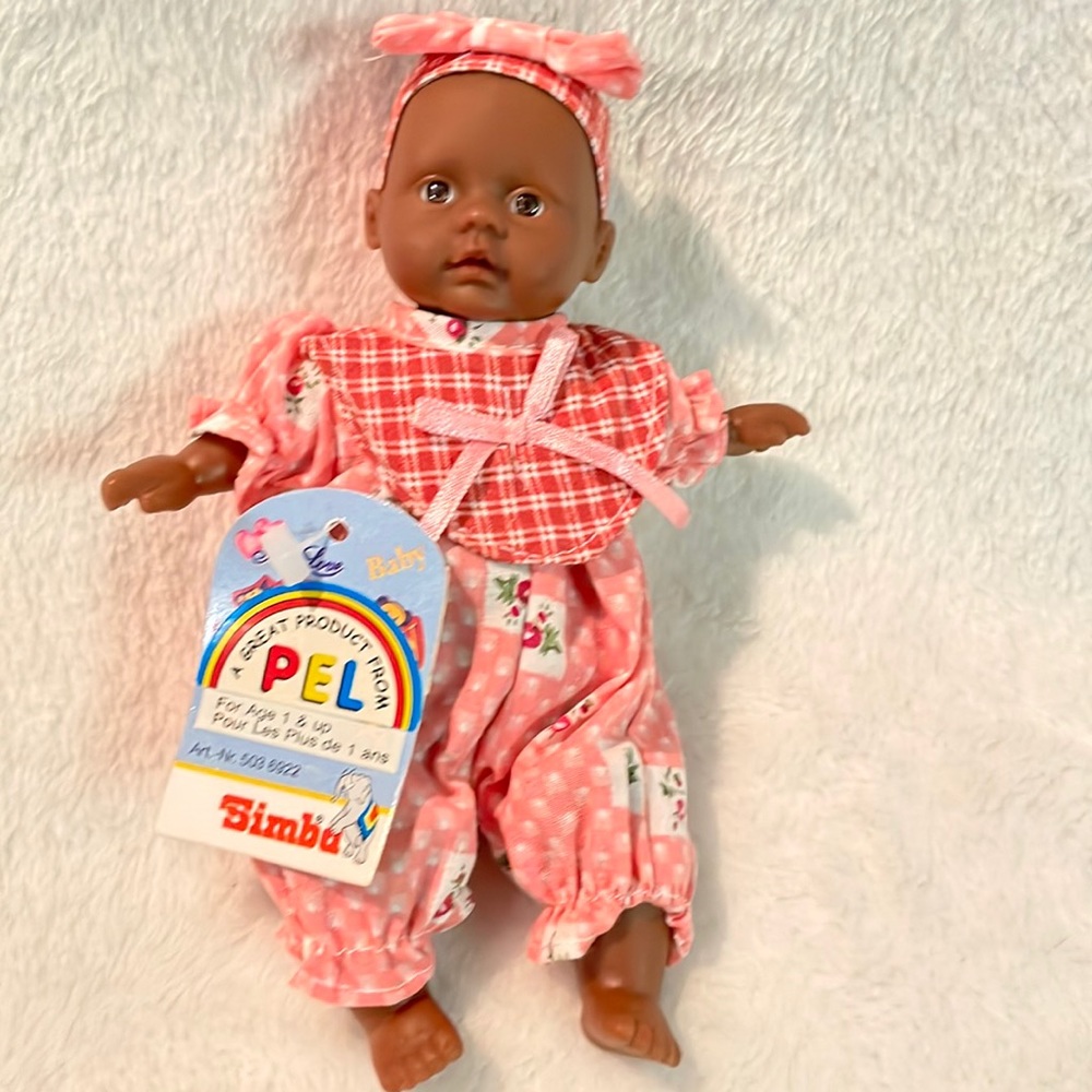 Vintage 7” PEL Mini Baby Doll Simba NWT! Rare!